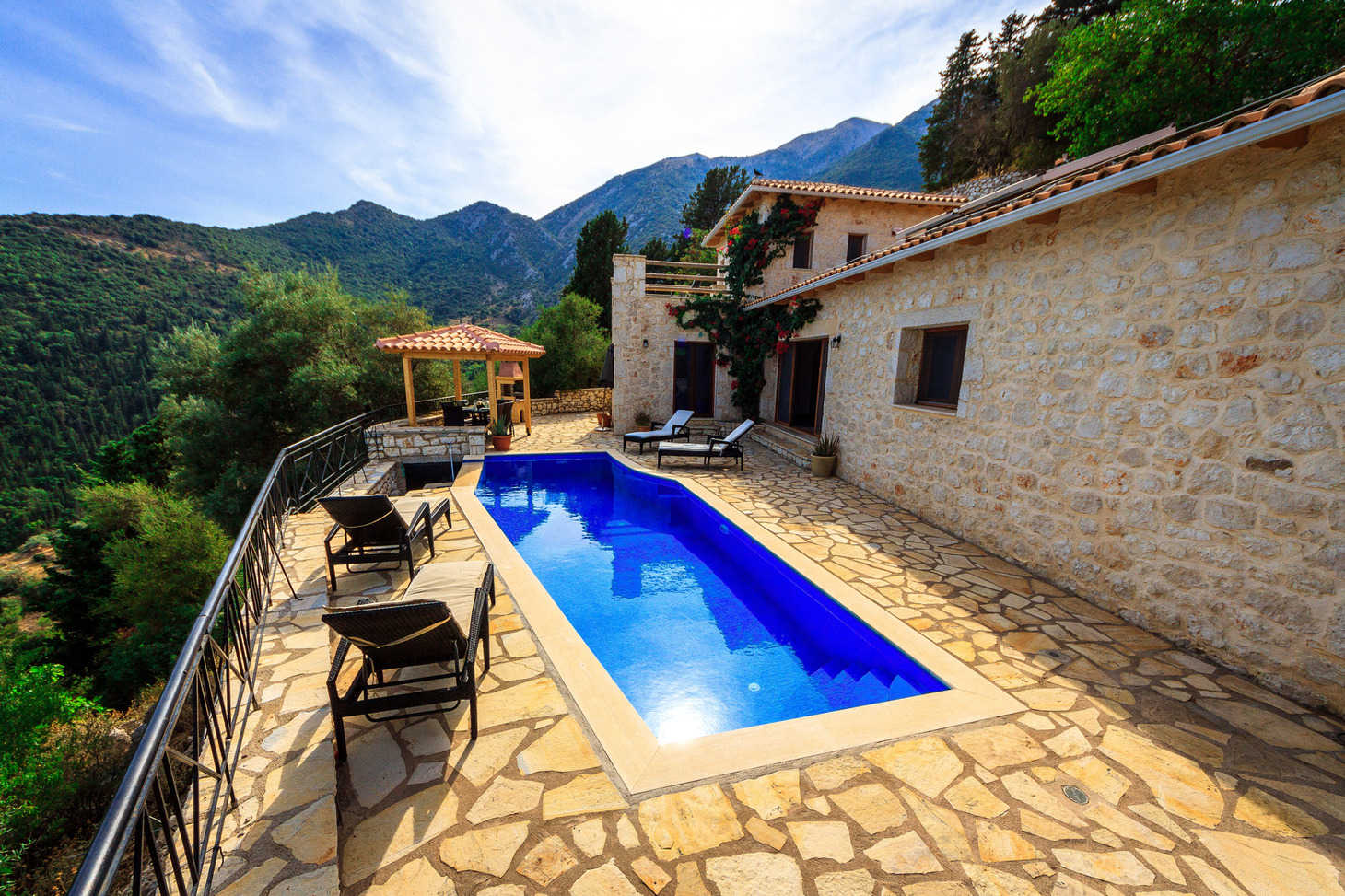 Luxury Villa Overlooking the Ionian Islands around nidri